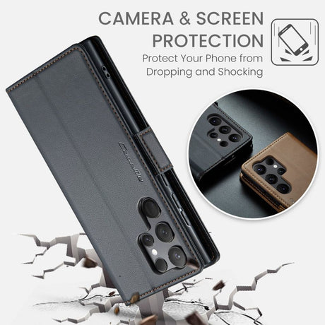 CaseMe Samsung Galaxy S24 Ultra Fodral 023 Series Svart