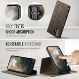 CaseMe iPhone 17 Fodral C49 Series Brun