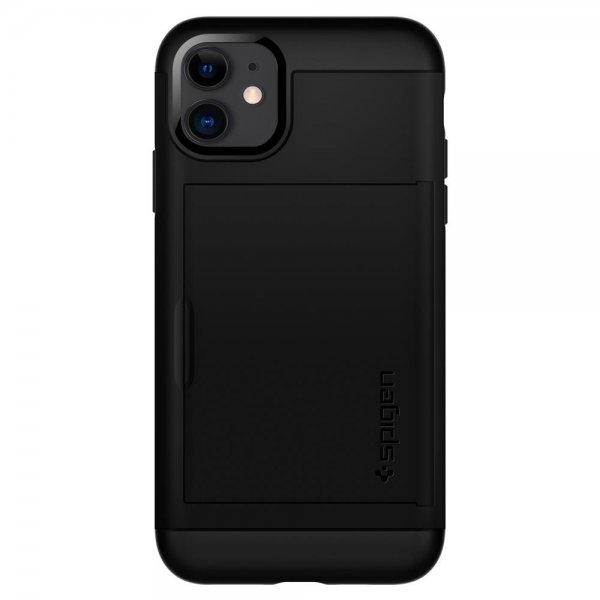 Spigen iPhone 11 Skal Slim Armor CS Svart