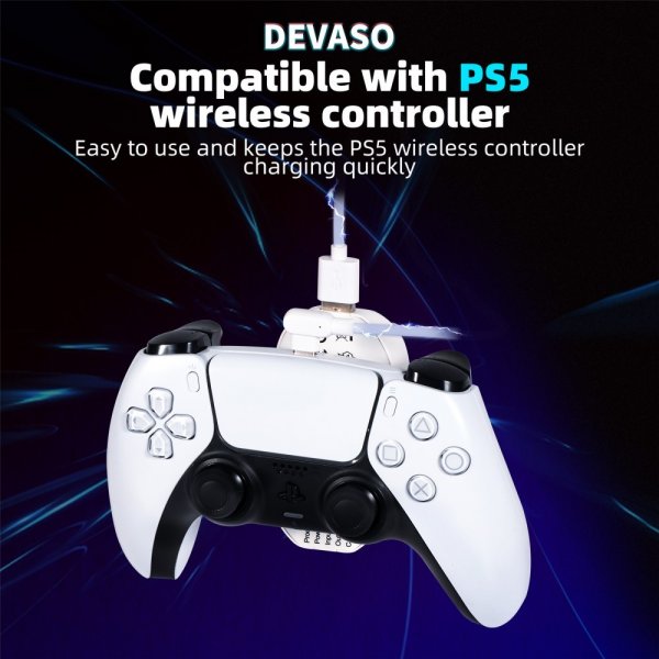 Devaso PlayStation 5 Kontroll Powerbank 6000 mAh