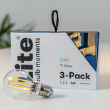 Lite bulb moments White Ambience E27 Filamentlampa - 3-Pack