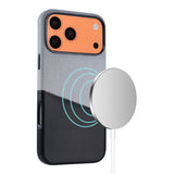 iPhone 17 Pro/iPhone 18 Pro Skal Läder Korthållare MagSafe Svart