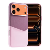 iPhone 17 Pro/iPhone 18 Pro Skal Läder Korthållare MagSafe Rosa