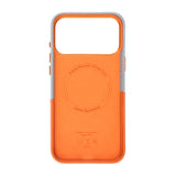 iPhone 17 Pro Max/iPhone 18 Pro Max Skal Läder Korthållare MagSafe Orange