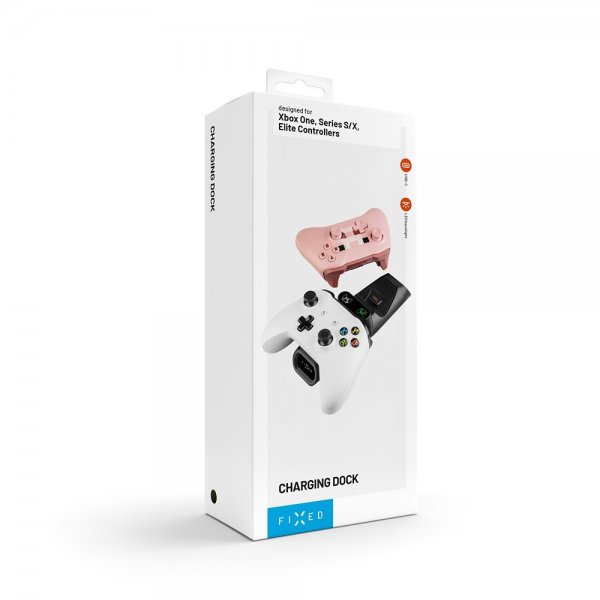 Fixed Dubbel Laddningsdocka till Xbox Series S, X och One Kontroller Svart