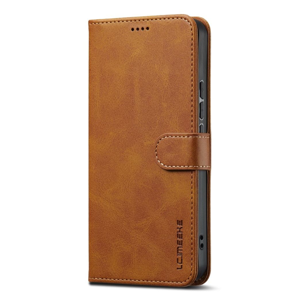 Lc.Imeeke Xiaomi 17T Fodral med Kortfack Stativfunktion Ljusbrun