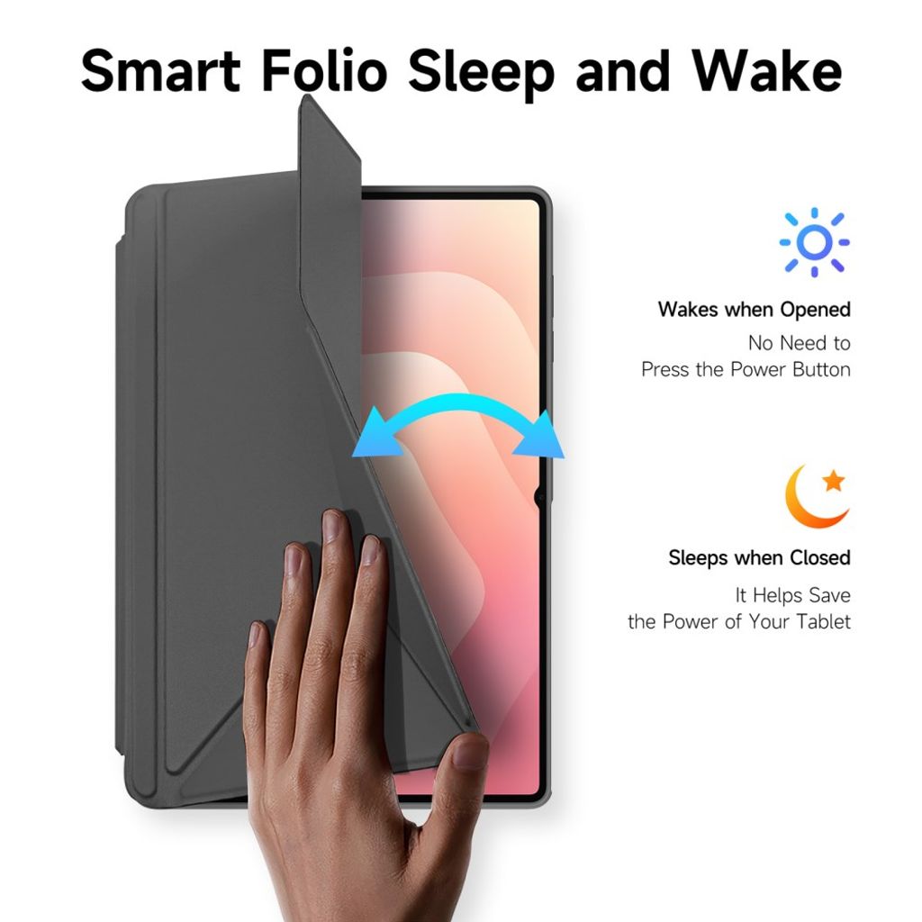 Dux Ducis Samsung Galaxy Tab S11 Ultra/S12 Ultra Fodral Magi Series Grå
