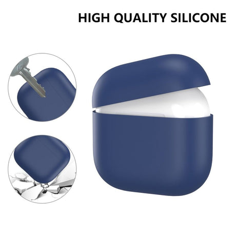 Ahastyle AirPods 4/5 Skal Silikon Blå