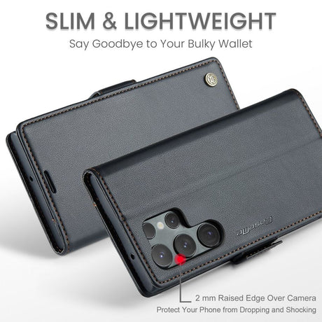 CaseMe Samsung Galaxy S24 Ultra Fodral 023 Series Svart