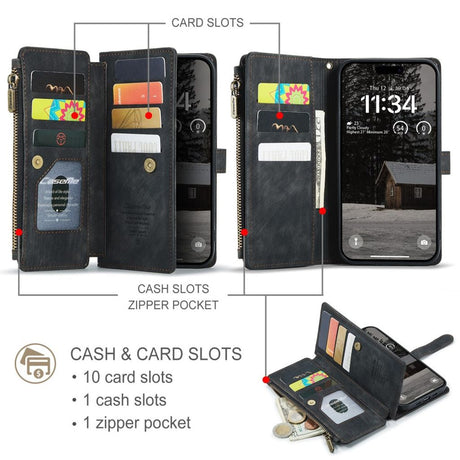 CaseMe iPhone Air Fodral C30 Series Svart