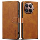 Lc.Imeeke Xiaomi 17T Fodral med Kortfack Stativfunktion Ljusbrun