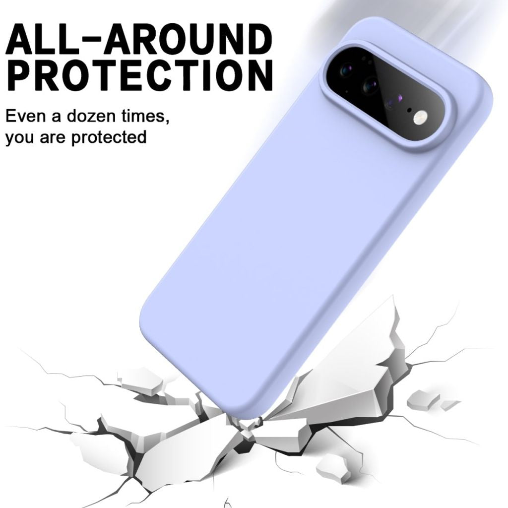 Google Pixel 11 Pro XL Skal med Strap Silikon Lila