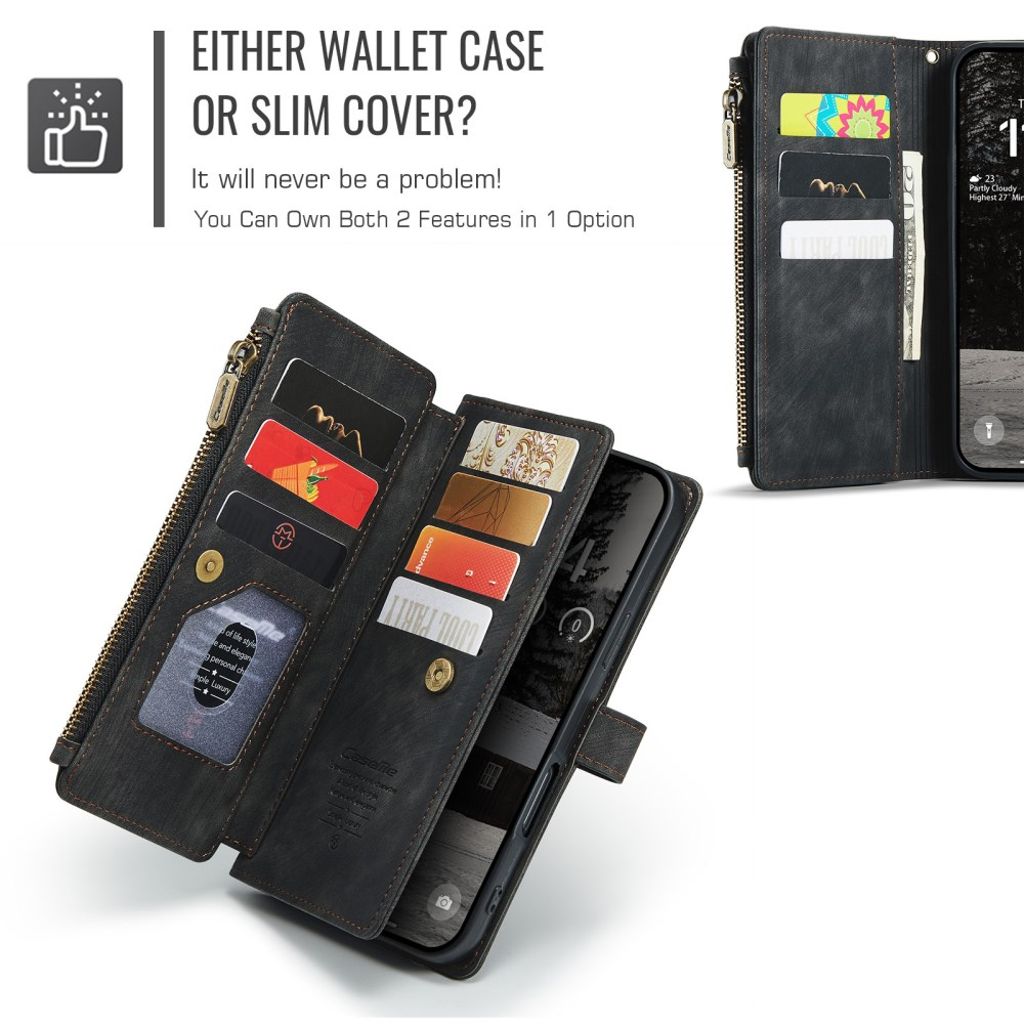 CaseMe iPhone Air Fodral C30 Series Svart