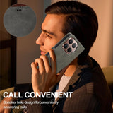 Lc.Imeeke Xiaomi 17T Pro Fodral med Kortfack Stativfunktion Grå