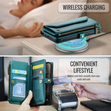 CaseMe iPhone 15 Pro Fodral C36 Series Grön