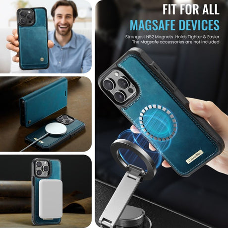 CaseMe iPhone 15 Pro Max Fodral C49 Series Grön