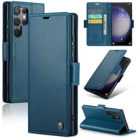 CaseMe Samsung Galaxy S24 Ultra Fodral 023 Series Blå