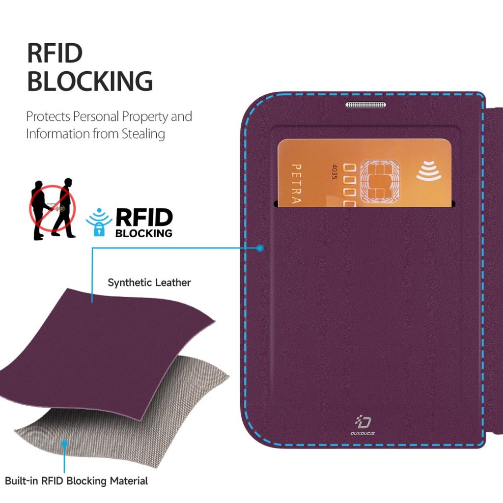 Dux Ducis iPhone Duo Fodral Skin X Pro Series MagSafe Lila