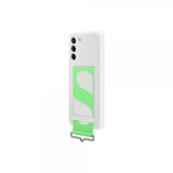 Samsung Original Galaxy S21 FE Skal Silicone Cover with Strap Vit