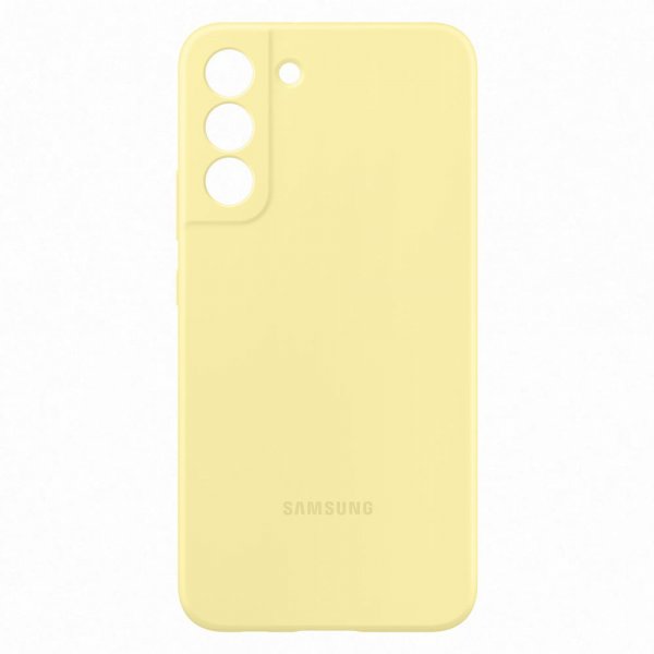 Samsung Original Galaxy S22 Plus Skal Silicone Cover Gul