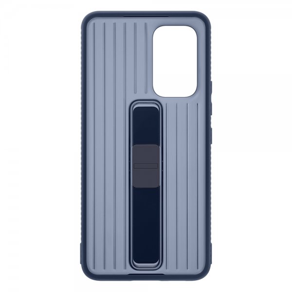 Samsung Original Galaxy A53 5G Skal Protective Standing Cover Transparent Navy