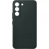 Samsung Original Galaxy S22 Skal Leather Cover Grön