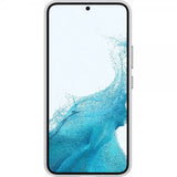 Samsung Original Galaxy S22 Plus Skal Leather Cover Light Gray
