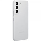 Samsung Original Galaxy S22 Plus Skal Leather Cover Light Gray