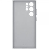 Samsung Original Galaxy S22 Ultra Skal Leather Cover Light Gray
