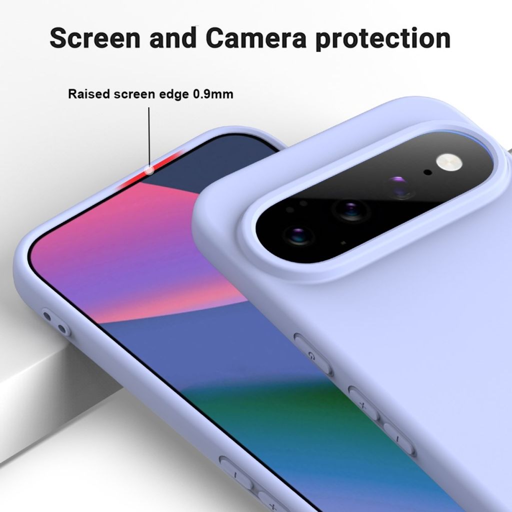 Google Pixel 11 Pro XL Skal med Strap Silikon Lila