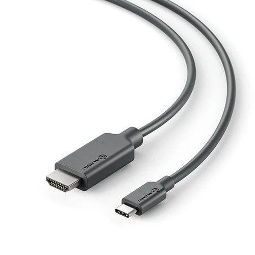 Alogic Kabel Elements USB-C till HDMI 4K 1m Svart