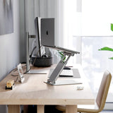 Alogic Datorstativ Elite Plus Adjustable Laptop Riser Silver