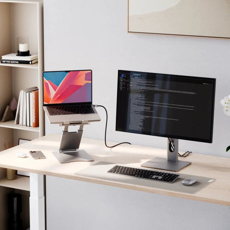 Alogic Datorstativ Elite Plus Adjustable Laptop Riser Silver