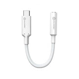 ALOGIC Elements Pro 10cm USB-C to 3.5mm Audio Adapter White