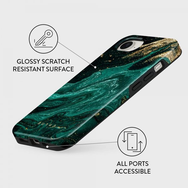 Burga iPhone 16e/iPhone 17e Skal Tough MagSafe Emerald Pool