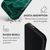 Burga iPhone 16e/iPhone 17e Skal Tough MagSafe Emerald Pool