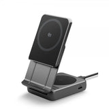 Spigen Essential 2-i-1 Vikbar Laddningsstation MagSafe Qi2 25W