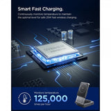 Spigen Essential 2-i-1 Vikbar Laddningsstation MagSafe Qi2 25W