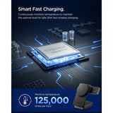 Spigen Essential 3-i-1 Vikbar Laddningsstation MagSafe Qi2 25W