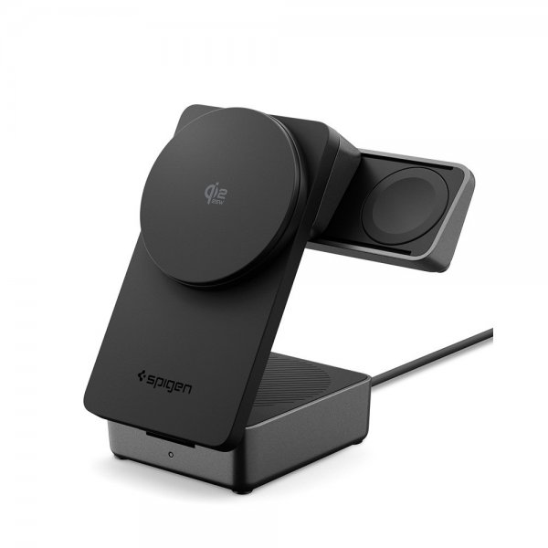 Spigen Essential 3-i-1 Vikbar Laddningsstation MagSafe Qi2 25W