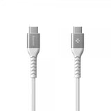 Spigen Essential Kabel Fabric USB-C/USB-C 100W 1m Vit