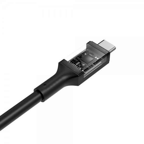 Spigen Essential Kabel USB-C till USB-C 100W 1m Svart