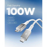 Spigen Essential Kabel USB-C till USB-C 100W 1m Vit