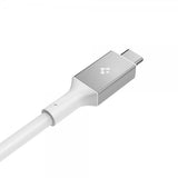 Spigen Essential Kabel USB-C till USB-C 100W 1m Vit