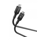 Spigen Essential Kabel USB-C till USB-C 100W 2m Svart
