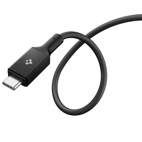 Spigen Essential Kabel USB-C till USB-C 100W 2m Svart