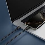 Spigen Essential Kabel USB-C till USB-C 100W 2m Svart