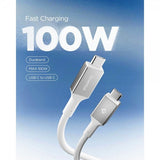 Spigen Essential Kabel USB-C till USB-C 100W 2m Vit
