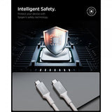 Spigen Essential Kabel USB-C till USB-C 240W 1.2m Vit