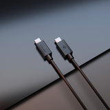 Spigen Essential Kabel USB-C till USB-C 60W 2m Svart